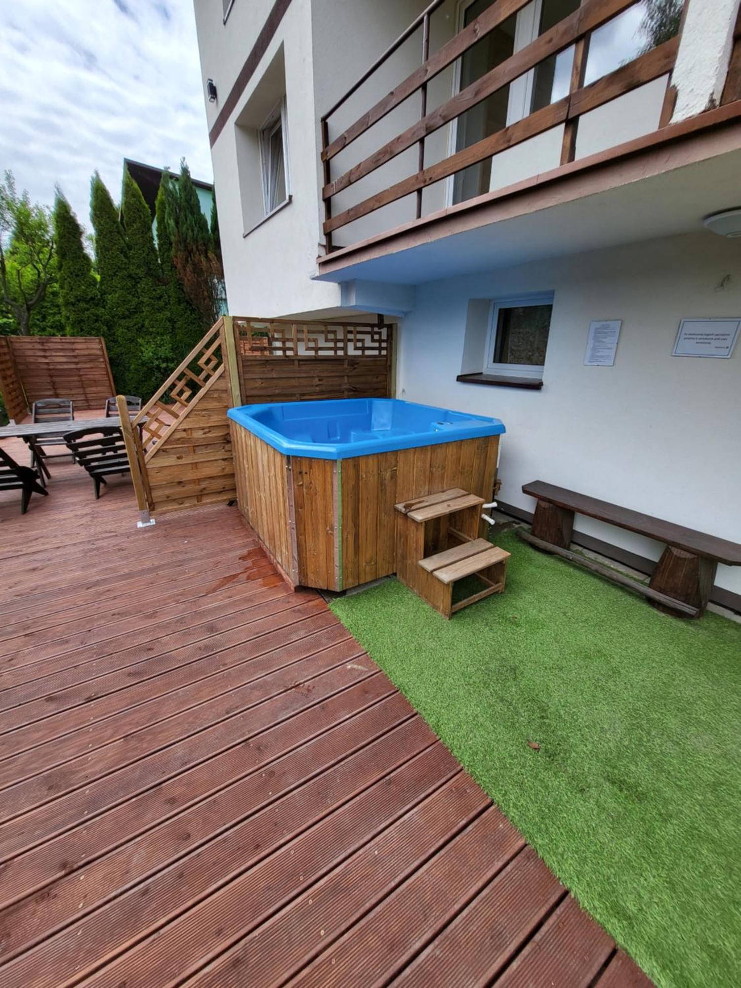Apartamenty Willa Naskarpie Jacuzzi Sauna Basen ヴィスワ エクステリア 写真
